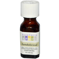 Aura Cacia 100% Pure Essential Oil Sandalwood -- 0.5 fl oz