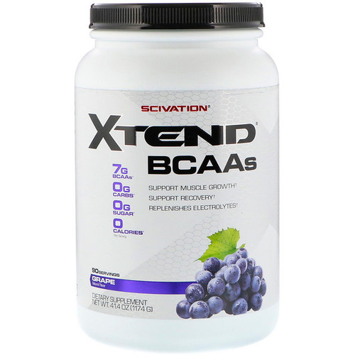 Scivation, Xtend, The Original 7G BCAA, Glacial Grape, 2.68 lb (1.22 kg)