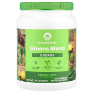 <img alt="Amazing Grass, Greens Blend, Energy, Lemon-Lime, 1.54 lb (700 g)" title="Amazing Grass, Greens Blend, Energy, Lemon-Lime, 1.54 lb (700 g),829835000562"