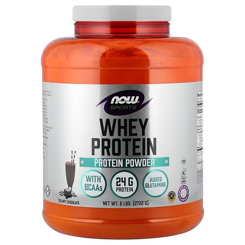 <img alt="NOW Foods, Sports, Whey Protein, Creamy Chocolate, 6 lbs (2,722 g)" title="NOW Foods, Sports, Whey Protein, Creamy Chocolate, 6 lbs (2,722 g),733739021823"