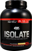 Optimum Nutrition Isolate 100% Whey Protein Isolate Vanilla Soft Serve -- 3.03 lbs