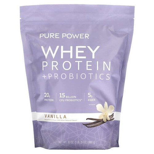 <img alt="Dr. Mercola, Pure Power, Whey Protein + Probiotics, Vanilla, 1 lb 15 oz (880 g)" title="Dr. Mercola, Pure Power, Whey Protein + Probiotics, Vanilla, 1 lb 15 oz (880 g),813006016032"