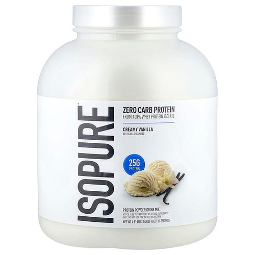 <img alt="Isopure, Zero Carb Protein Powder, Creamy Vanilla, 4.5 lb (2.04 kg)" title="Isopure, Zero Carb Protein Powder, Creamy Vanilla, 4.5 lb (2.04 kg),089094022938"