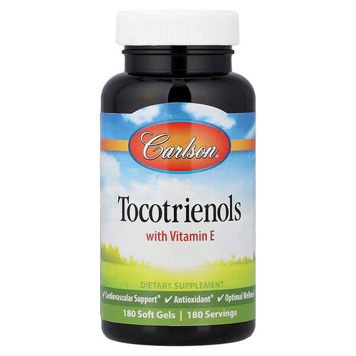<img alt="Carlson, Tocotrienols with Vitamin E, 180 Soft Gels" title="Carlson, Tocotrienols with Vitamin E, 180 Soft Gels,088395008825"