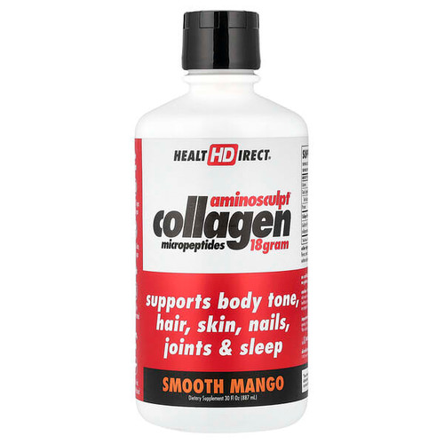 <img alt="Health Direct, AminoSculpt Collagen, Smooth Mango, 30 fl oz (887 ml)" title="Health Direct, AminoSculpt Collagen, Smooth Mango, 30 fl oz (887 ml),814599002174"