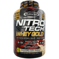 Muscletech, Nitro Tech, 100% Whey Gold, Cookies and Cream, 5.53 lbs (2.51 kg)