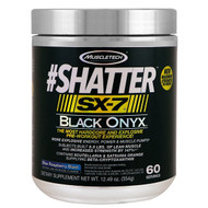 Muscletech, #Shatter, SX-7, Black Onyx, Pre-Workout, Blue Raspberry Blast, 12.49 oz (354 g)