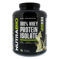 NutraBio Labs, 100% Whey Protein Isolate, Alpine Vanilla, 5 lbs (2268 g)