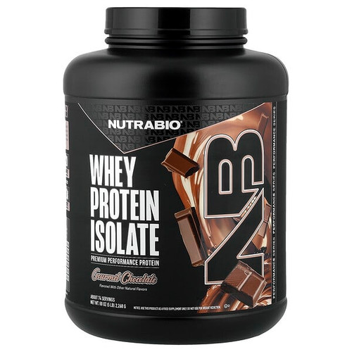 <img alt="NutraBio, Whey Protein Isolate, Gourmet Chocolate, 5 lb (2,268 g)" title="NutraBio, Whey Protein Isolate, Gourmet Chocolate, 5 lb (2,268 g),649908500122"