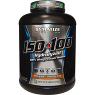 Dymatize Nutrition, ISO100 Hydrolyzed, 100% Whey Protein Isolate, Gourmet Chocolate, 5 lb (2.3 kg)
