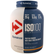 Dymatize Nutrition, ISO 100 Hydrolyzed, 100% Whey Protein Isolate, Orange Dreamsicle, 5 lbs (2.3 kg)