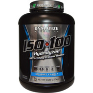Dymatize Nutrition, ISO100 Hydrolyzed, 100% Whey Protein Isolate, Gourmet Vanilla, 5 lbs (2.3 kg)
