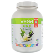 Vega, One, All-In-One Shake, French Vanilla, 3 lbs (1.6 kg) (Discontinued Item)