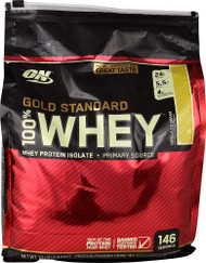 Optimum Nutrition Gold Standard 100% Whey Protein Isolate Vanilla Ice Cream -- 10 lbs