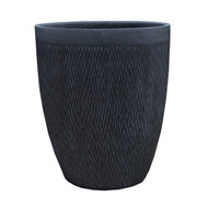 Northcote Pottery 520 X 600mm Urbanlite Washed Black Bird Bath