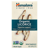 <img alt="Himalaya, Organic Licorice, Digestive Support, 60 Caplets" title="Himalaya, Organic Licorice, Digestive Support, 60 Caplets,605069420013"