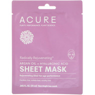 3 PACK of Acure Radically Rejuvenating Sheet Mask -- 1 Mask