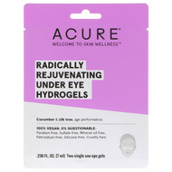 3 PACK of Acure, Radically Rejuvenating Under Eye Hydrogels Mask, 2 Single Use Eye Gels, 0.236 fl oz (7 ml)