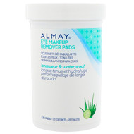 Almay, Eye Makeup Remover Pads, Longwear & Waterproof, 120 Pads