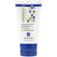 3 PACK of Andalou Naturals Age Defying Argan Stem Cell Shampoo -- 1.7 fl oz
