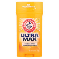 <img alt="3 PACK of Arm & Hammer, Ultra Max, Antiperspirant Deodorant Solid, Unscented, 2.6 oz (73 g)" title="3 PACK of Arm & Hammer, Ultra Max, Antiperspirant Deodorant Solid, Unscented, 2.6 oz (73 g),033200197140"