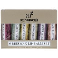 Artnaturals, Lip Balm Set, 6 Lip Balms, 0.15 oz (4.25 g) Each