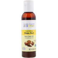 3 PACK of Aura Cacia Shea Nut Skin Care Oil -- 4 fl oz