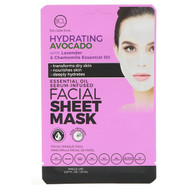 BCL, Be Care Love, Essential Oil Serum-Infused Facial Sheet Mask, Hydrating Avocado, 1 Mask