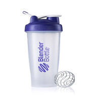 Blender Bottle, Classic Blender Bottle with Loop, Purple, 28 oz Bottle