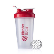 Blender Bottle, Classic Blender Bottle with Loop, Red, 28 oz Bottle