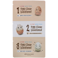 Botanic Farm, Egg Clear Blackhead, 3-Step Nose Pack