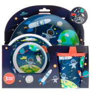 Brush Buddies, Smart Care, 3 Piece Dinnerware Set, Space, 3 Piece Set