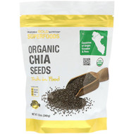 California Gold Nutrition, Superfoods, Organic Chia Seeds, 12 oz (340 g)