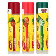 <img alt="Carmex, Daily Care, Moisturizing Lip Balm, SPF 15, Variety, 3 Pack, 0.15 oz (4.25 g) Each" title="Carmex, Daily Care, Moisturizing Lip Balm, SPF 15, Variety, 3 Pack, 0.15 oz (4.25 g) Each,083078009588"
