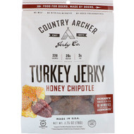 Country Archer Jerky, Turkey Jerky, Honey Chipotle, 2.75 oz (78 g)
