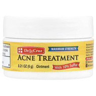 <img alt="3 PACK of De La Cruz, Acne Treatment Ointment with 10% Sulfur, Maximum Strength, 0.21 oz (6 g)" title="3 PACK of De La Cruz, Acne Treatment Ointment with 10% Sulfur, Maximum Strength, 0.21 oz (6 g),024286150488"