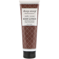 Deep Steep Coconut Oil Body Lotion Vanilla Coconut -- 8 fl oz