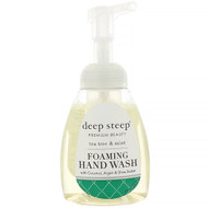 Deep Steep, Foaming Hand Wash, Tea Tree & Mint, 8 fl oz (237 ml)
