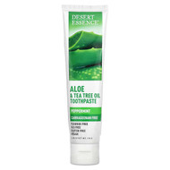 <img alt="Desert Essence, Aloe & Tea Tree Oil Toothpaste, Peppermint, 6.25 oz (176 g)" title="Desert Essence, Aloe & Tea Tree Oil Toothpaste, Peppermint, 6.25 oz (176 g),718334334424"