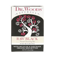 3 PACK of Dr. Woods, Raw Black Soap, Facial Cleansing Bar, 5.25 oz (149 g)
