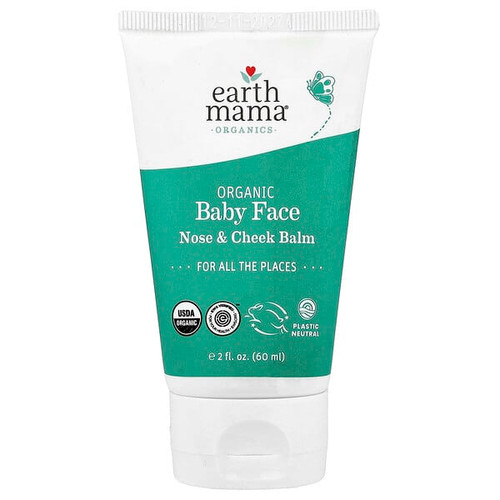 <img alt="Earth Mama, Organic Baby Face, Nose & Cheek Balm, 2 fl oz (60 ml)" title="Earth Mama, Organic Baby Face, Nose & Cheek Balm, 2 fl oz (60 ml),859220010388"
