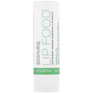 Eco Lips Inc., Lip Food, Nourish, Nutrient-Dense Organic Lip Balm, Lemon, .15 oz (4.25 g)