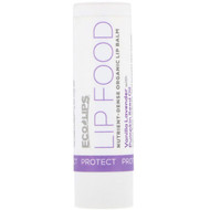 Eco Lips Inc., Lip Food, Protect, Nutrient-Dense Organic Lip Balm, Vanilla Lavender, .15 oz (4.25 g)