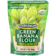 3 PACK of Edward & Sons, Lets Do Organic, Organic Green Banana Flour, 14 oz (396 g)
