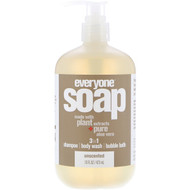 EO Products, Everyone Soap, 3 in 1, Unscented, 16 fl oz (473 ml)