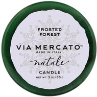 European Soaps, Via Mercato, Natale, Candle, Frosted Forest, 3 oz (85 g)