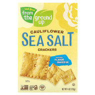 <img alt="From The Ground Up, Cauliflower Crackers, Sea Salt, 4 oz (113 g)" title="From The Ground Up, Cauliflower Crackers, Sea Salt, 4 oz (113 g),810571030043"