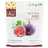 3 PACK OF Fruit Bliss,  Soft & Juicy Figs, Organic & Dried, 5 oz (142 g)