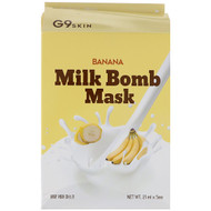 G9skin, Banana Milk Bomb Mask, 5 Sheets, 21 ml Each