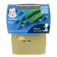 3 PACK of Gerber 2nd Foods Pea -- 2 Packs
